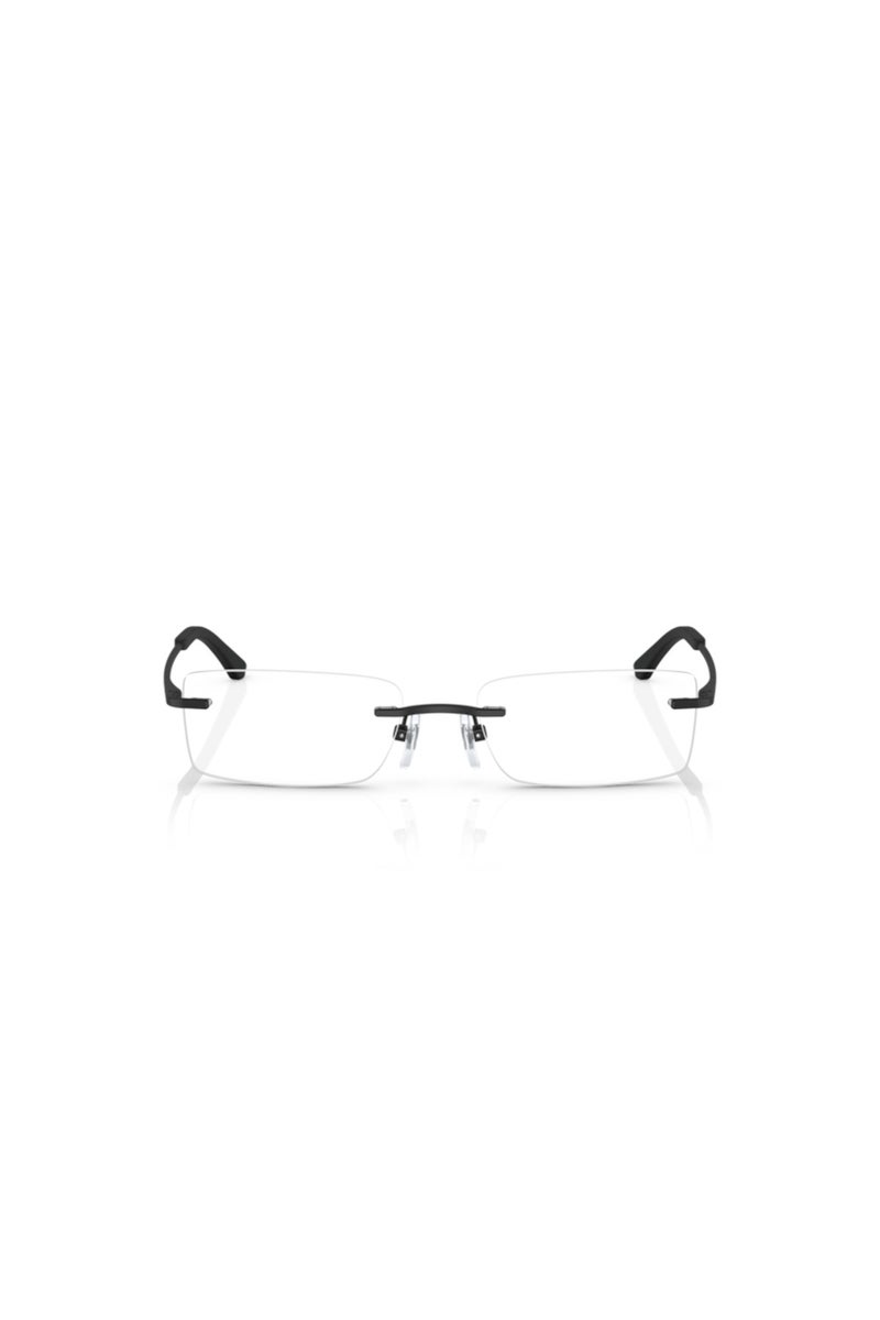 Vogue Men's Matte Black Cushion Frame Eyeglasses - Image 5